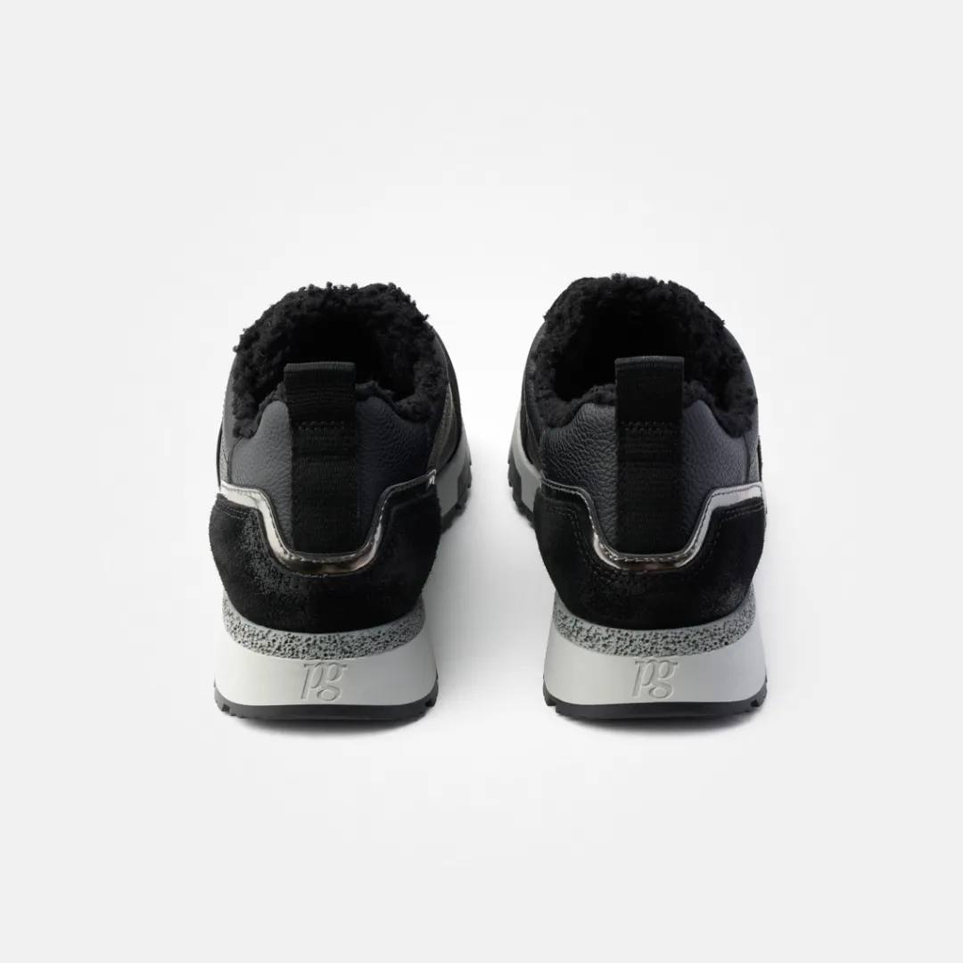 Paul Green Sneaker with removable footbed Black Online