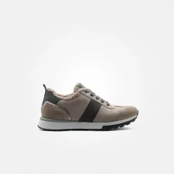 Paul Green Sneaker with removable footbed Gray Best