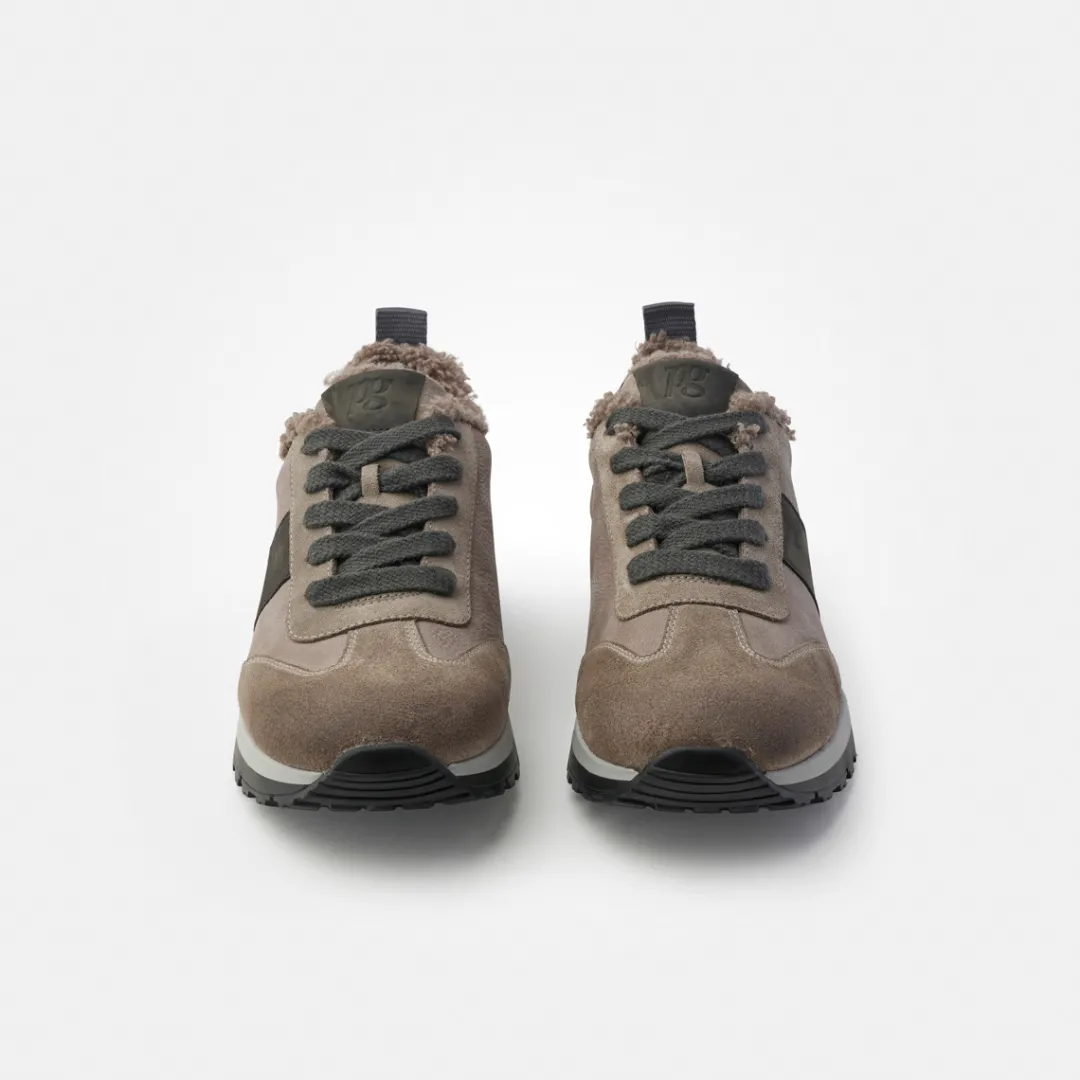 Paul Green Sneaker with removable footbed Gray Best
