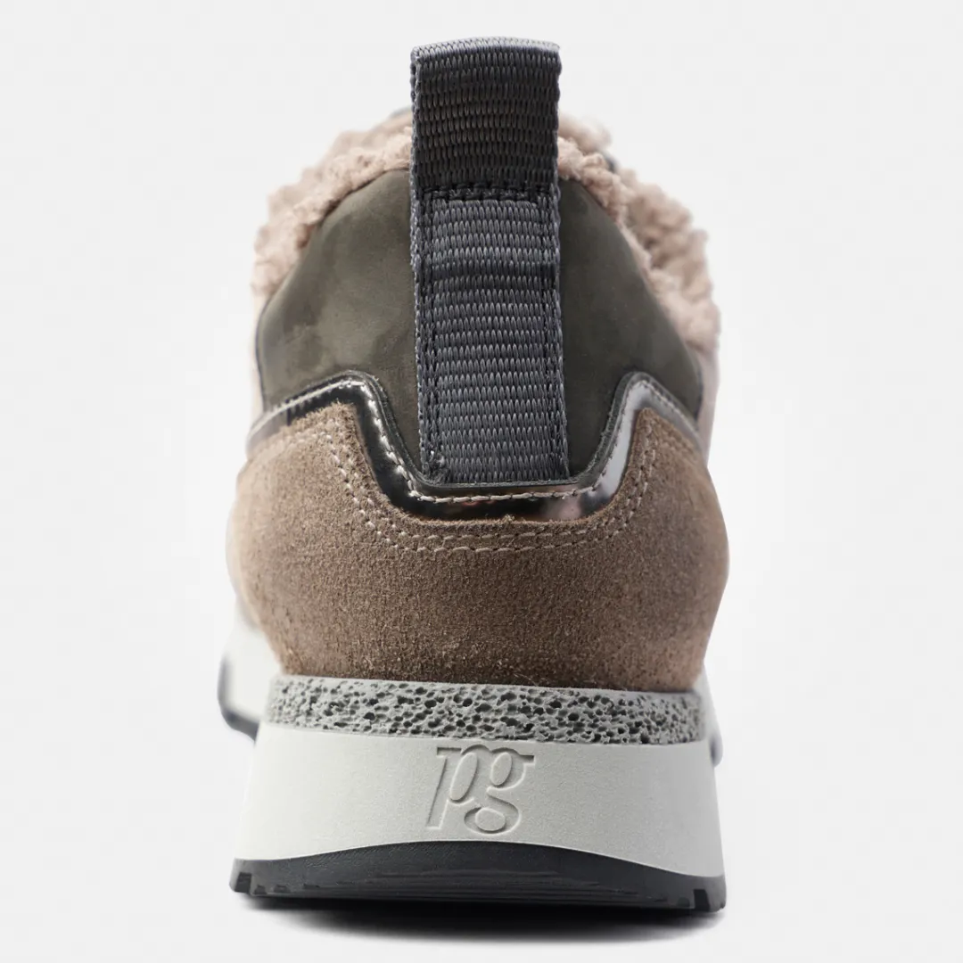 Paul Green Sneaker with removable footbed Gray Best