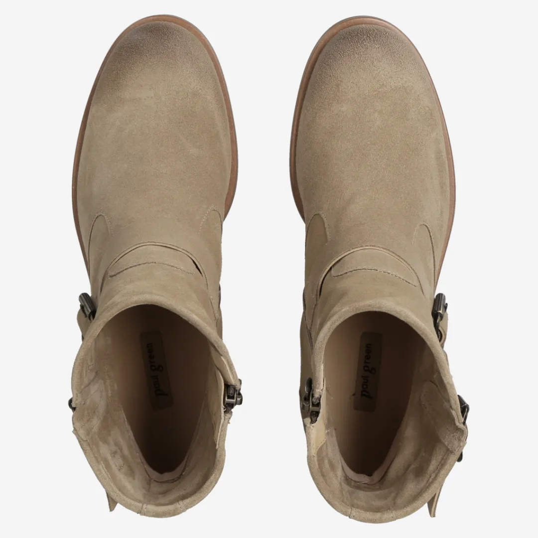 Paul Green Stiefelette Beige/ used look Outlet