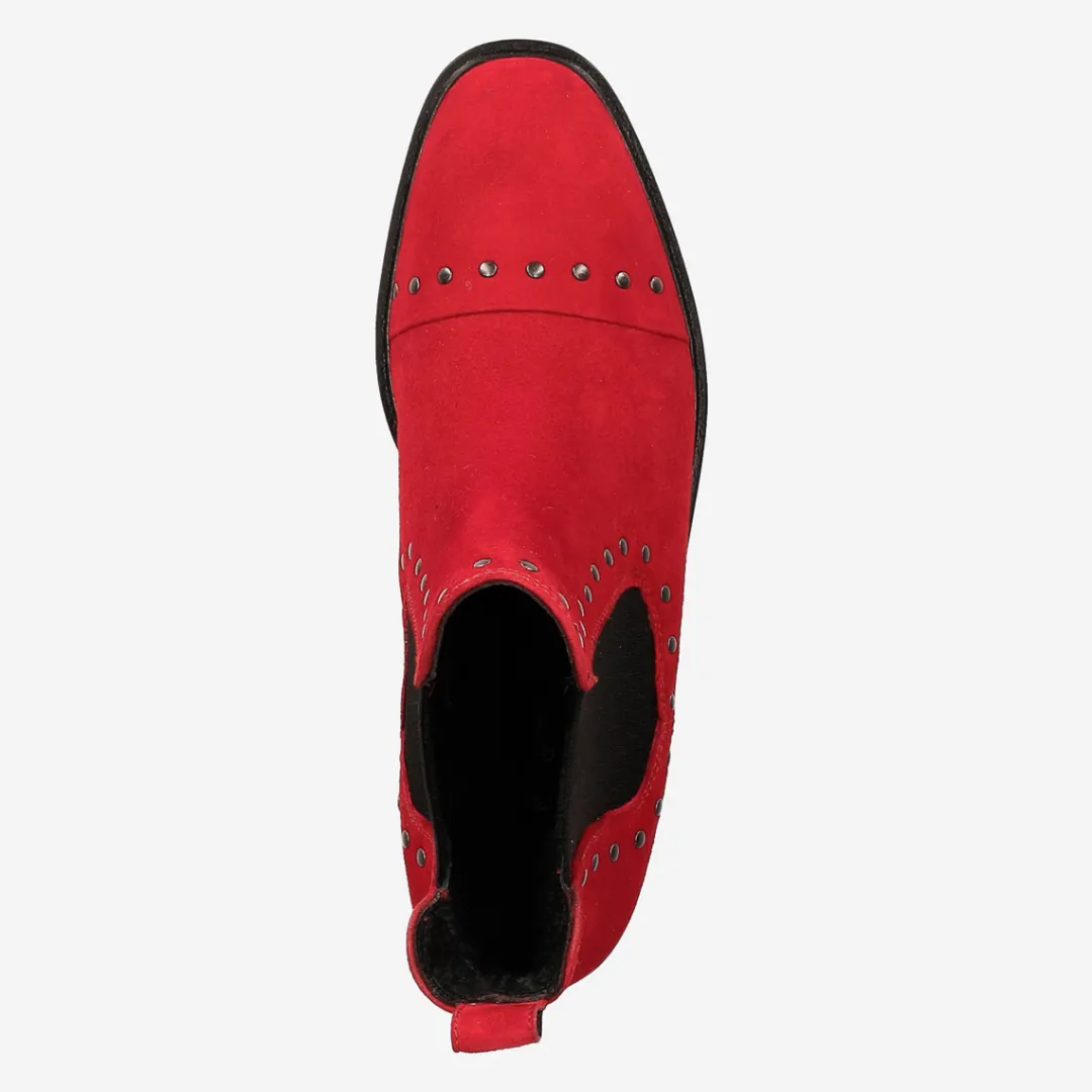 Paul Green Stylish Chelsea boots Red Clearance