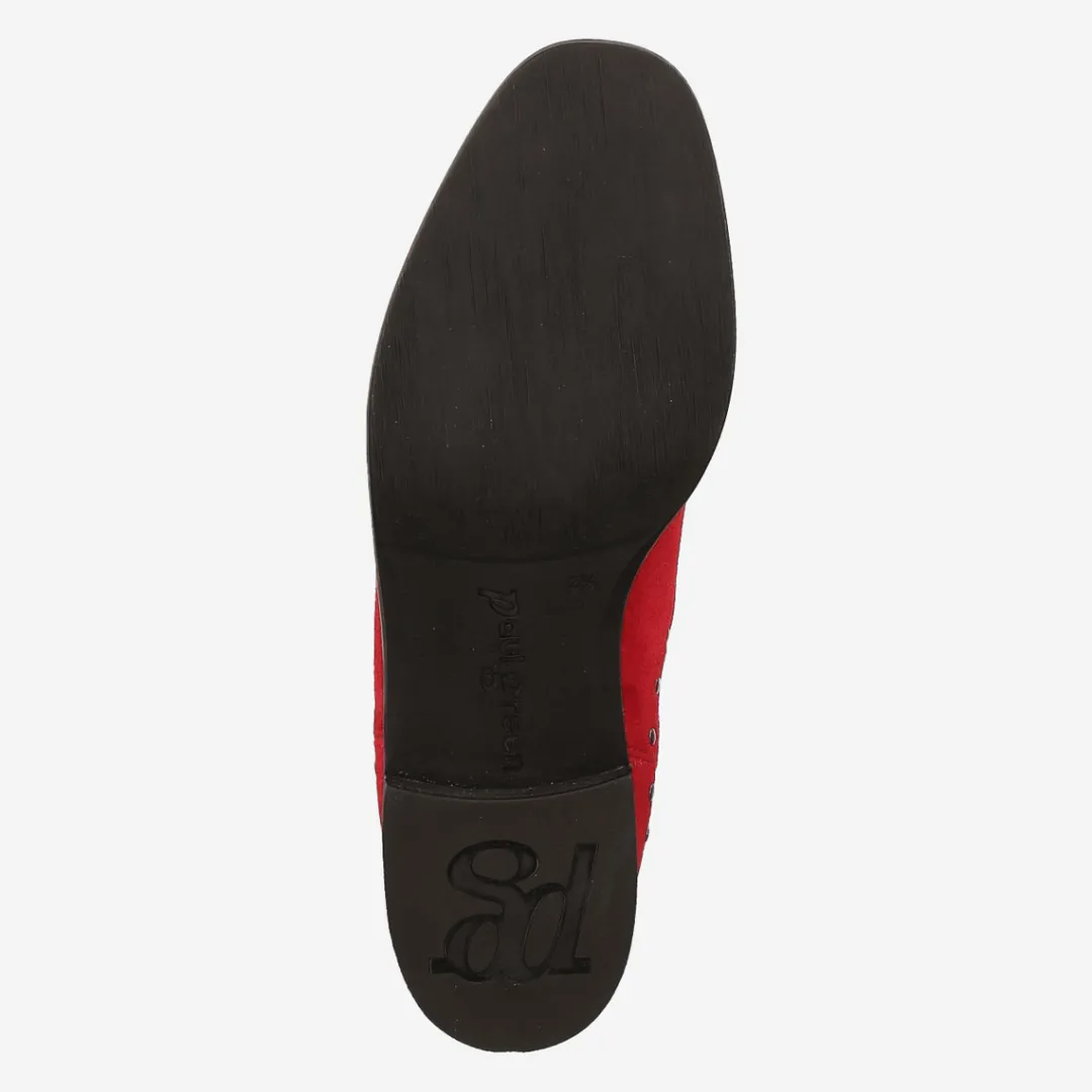 Paul Green Stylish Chelsea boots Red Clearance