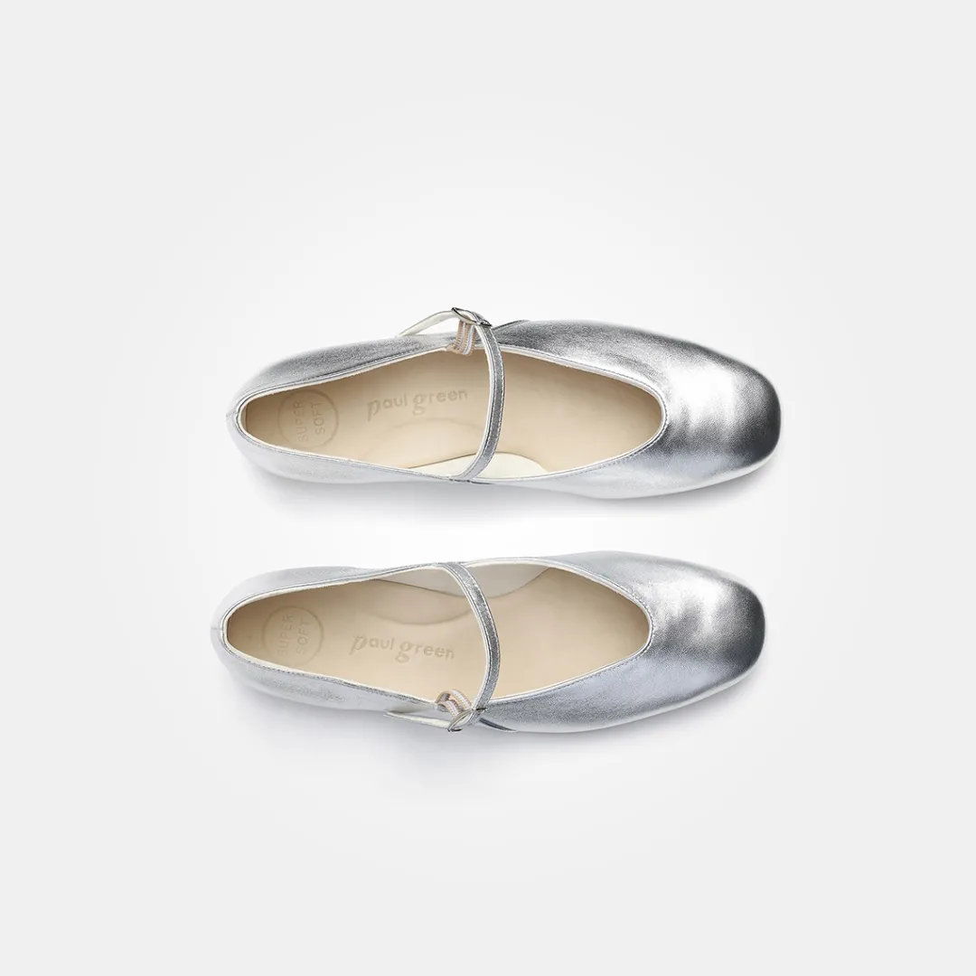 Paul Green SUPER SOFT ballerina Silver