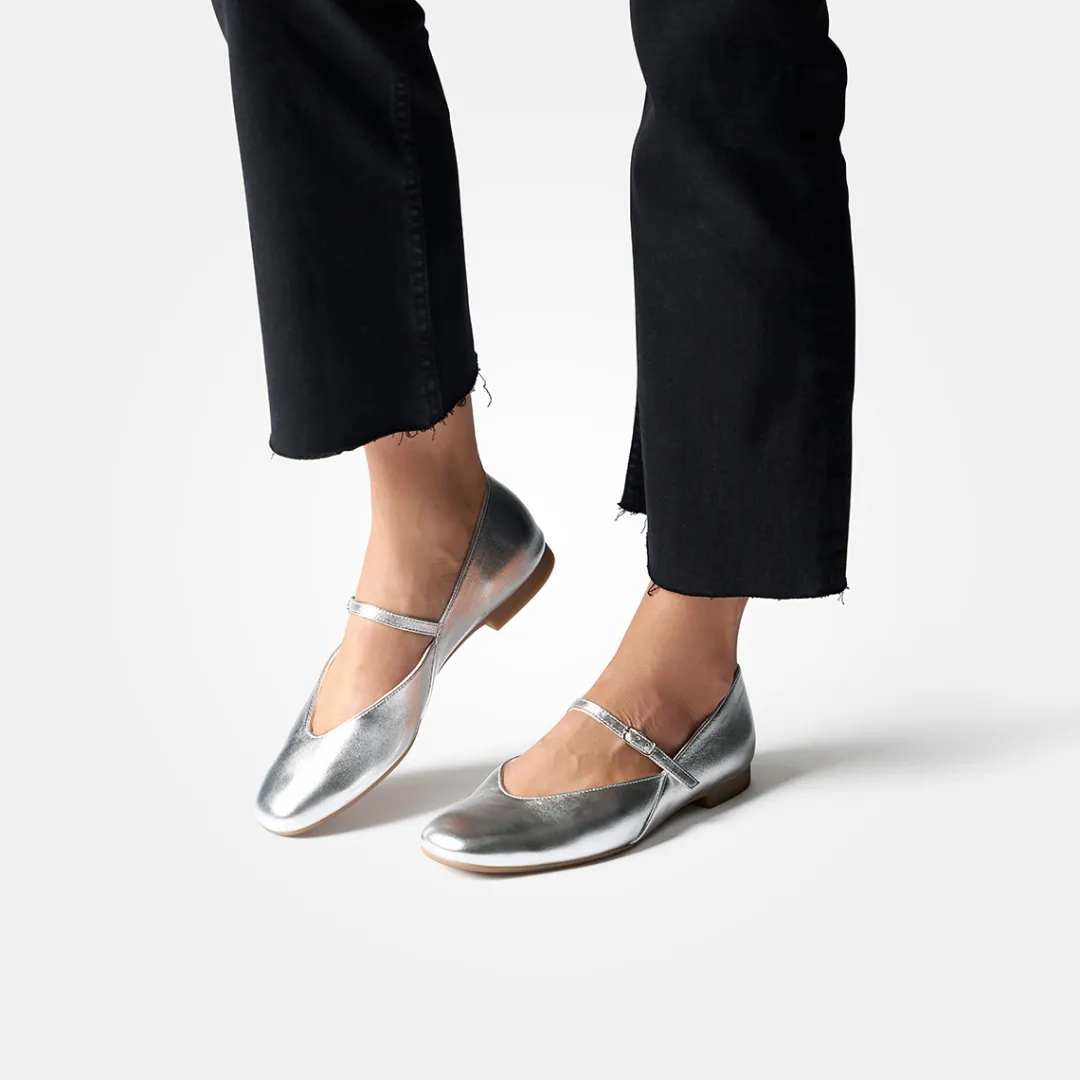 Paul Green SUPER SOFT ballerina Silver