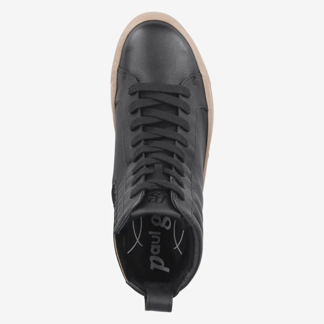 Paul Green SUPER SOFT Hightop Pauls with Exchangeable Footbed Black Best