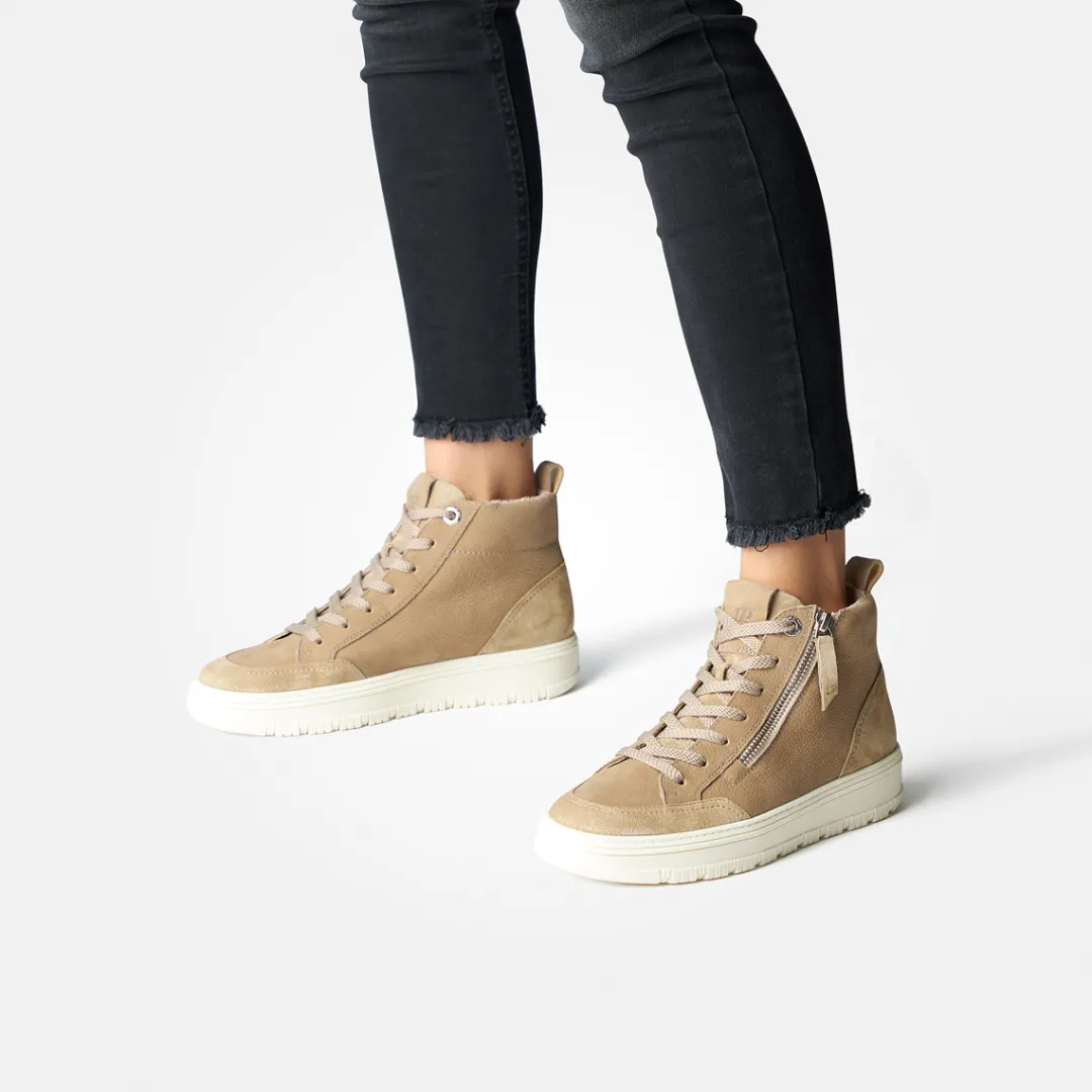 Paul Green SUPER SOFT Hightop Pauls with RELAX WIDE Beige New