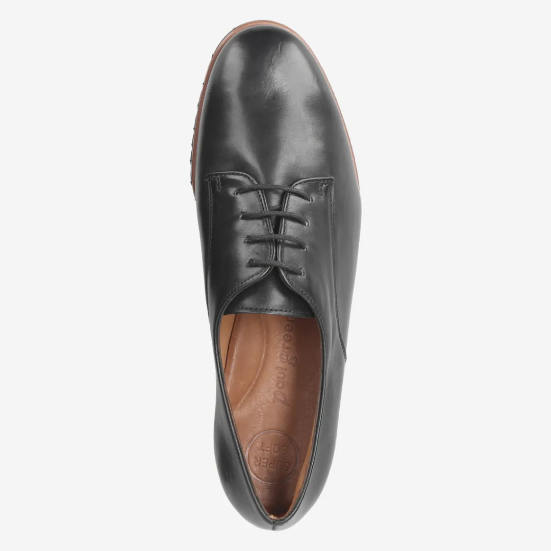 Paul Green SUPER SOFT lace up Black New