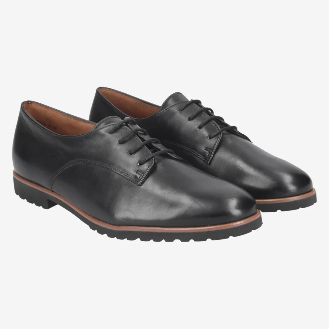 Paul Green SUPER SOFT lace up Black New