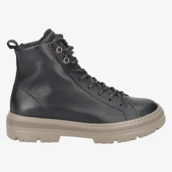 Paul Green SUPER SOFT lace up ankle boot with warm lining Black Sale