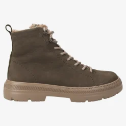 Paul Green SUPER SOFT lace-up ankle boot with warm lining Green Outlet