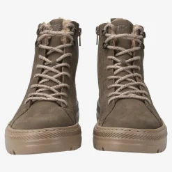 Paul Green SUPER SOFT lace-up ankle boot with warm lining Green Outlet