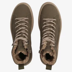 Paul Green SUPER SOFT lace-up ankle boot with warm lining Green Outlet