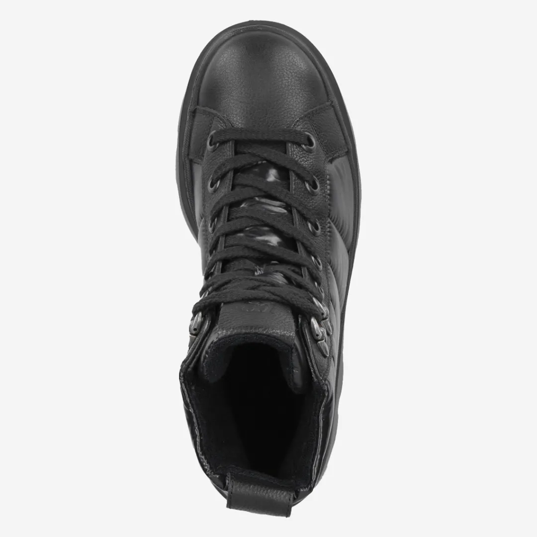 Paul Green SUPER SOFT lace-up bootie with RELAX-WEITE Black Hot
