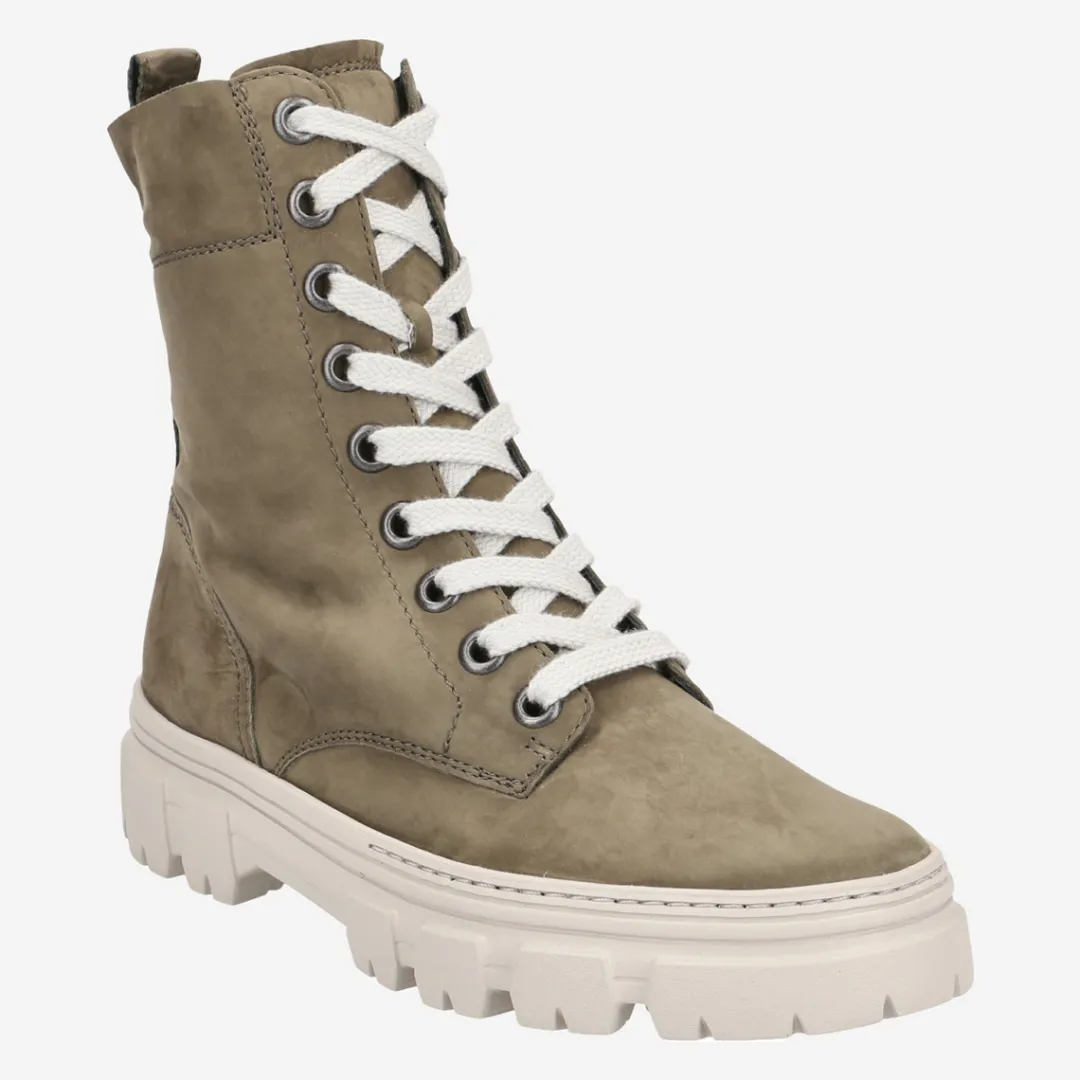Paul Green SUPER SOFT lace-up boots Green Clearance