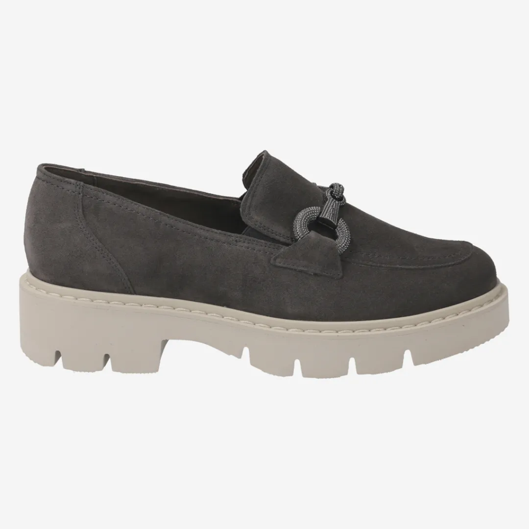 Paul Green SUPER SOFT loafer with exchangeable footbed Gray Online