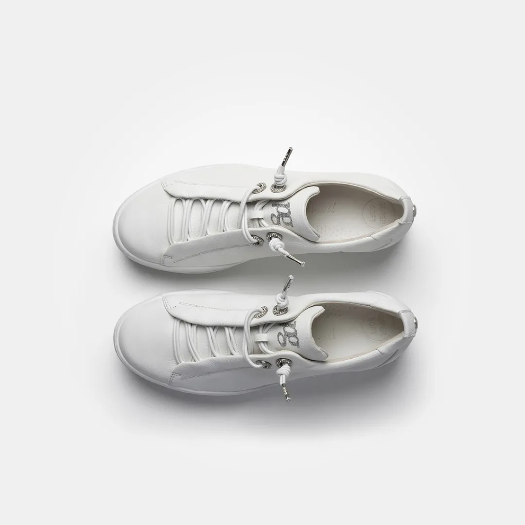 Paul Green SUPER SOFT Pauls White / Silver Clearance