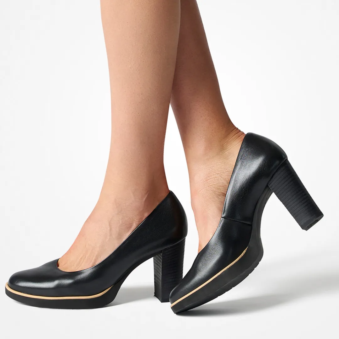 Paul Green SUPER SOFT platform pumps Black New