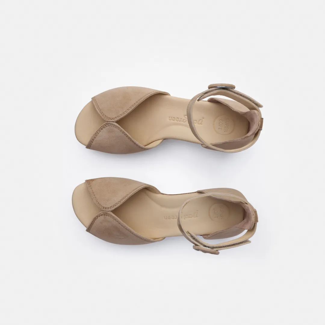 Paul Green SUPER SOFT sandal Sand/ Beige New