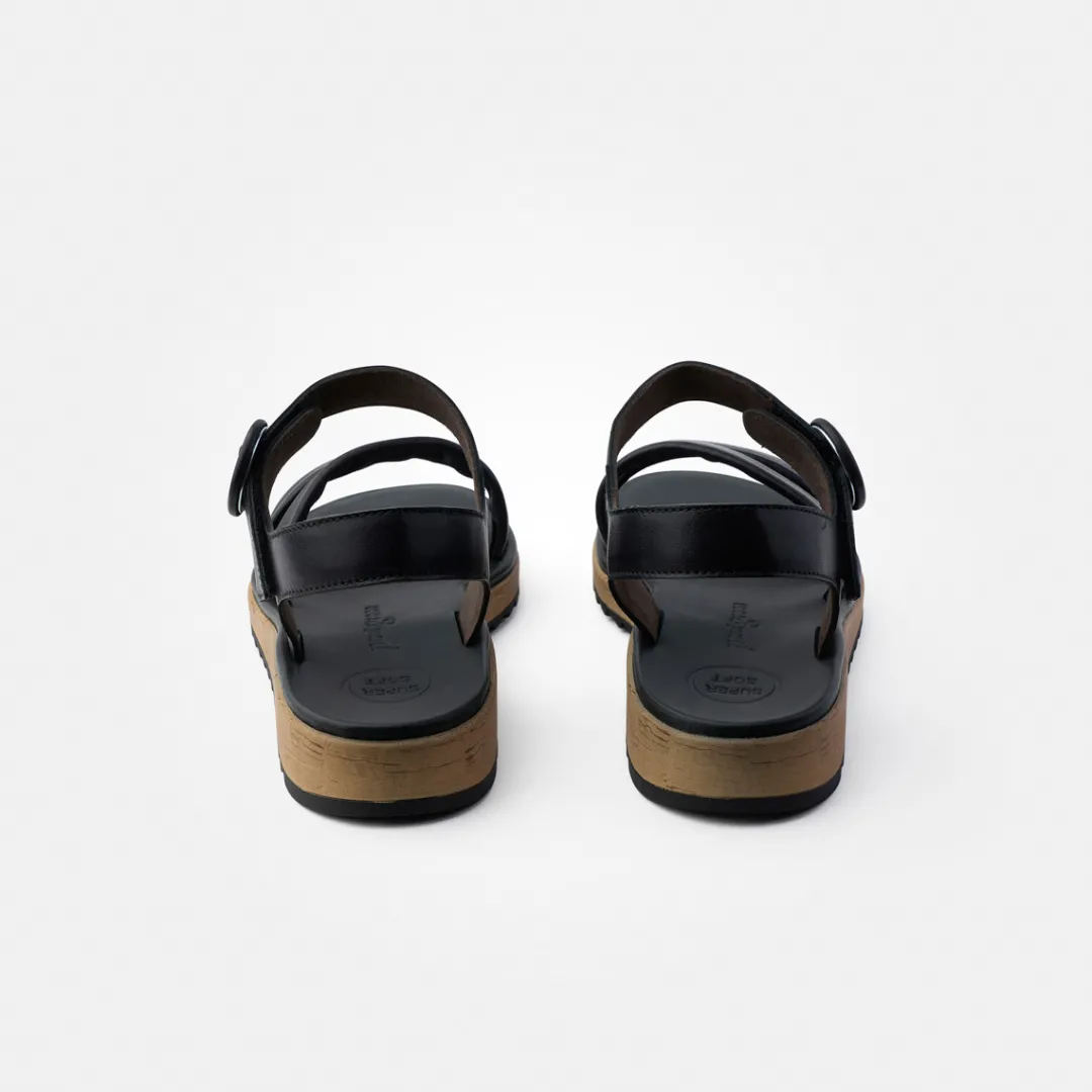 Paul Green SUPER SOFT sandal Black New