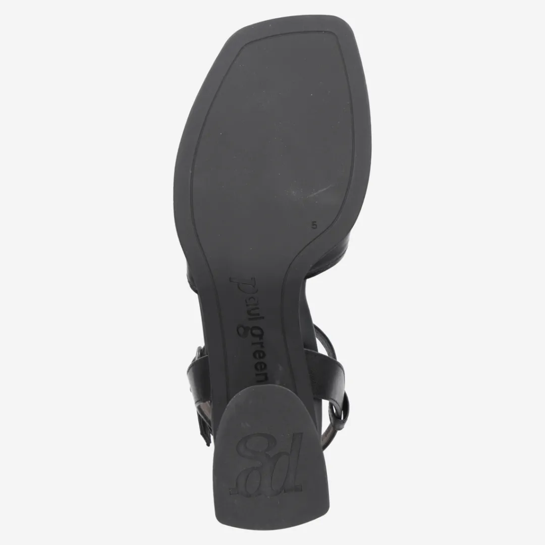 Paul Green SUPER SOFT sandal Black Clearance