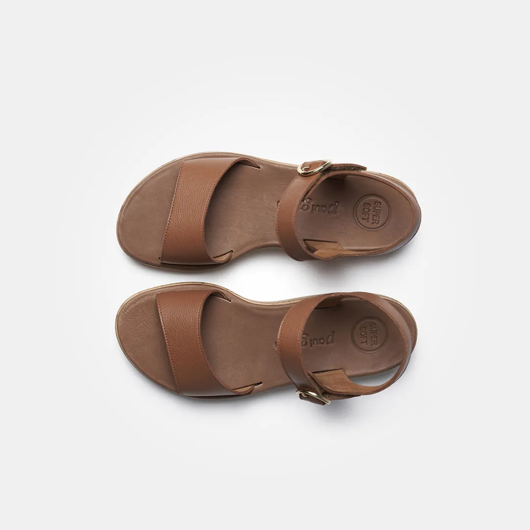 Paul Green SUPER SOFT sandal Brown Best