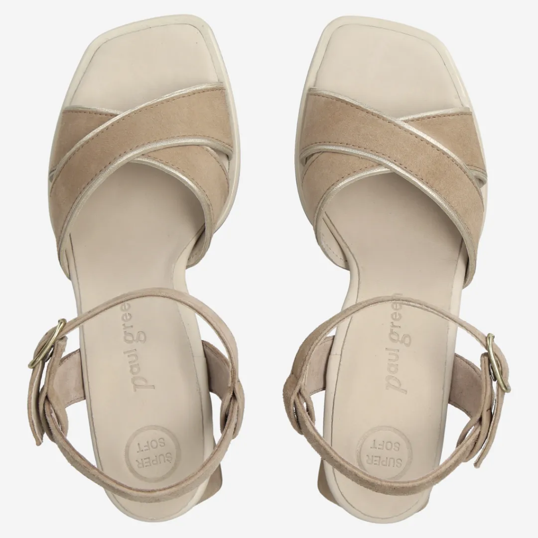 Paul Green SUPER SOFT sandal Beige