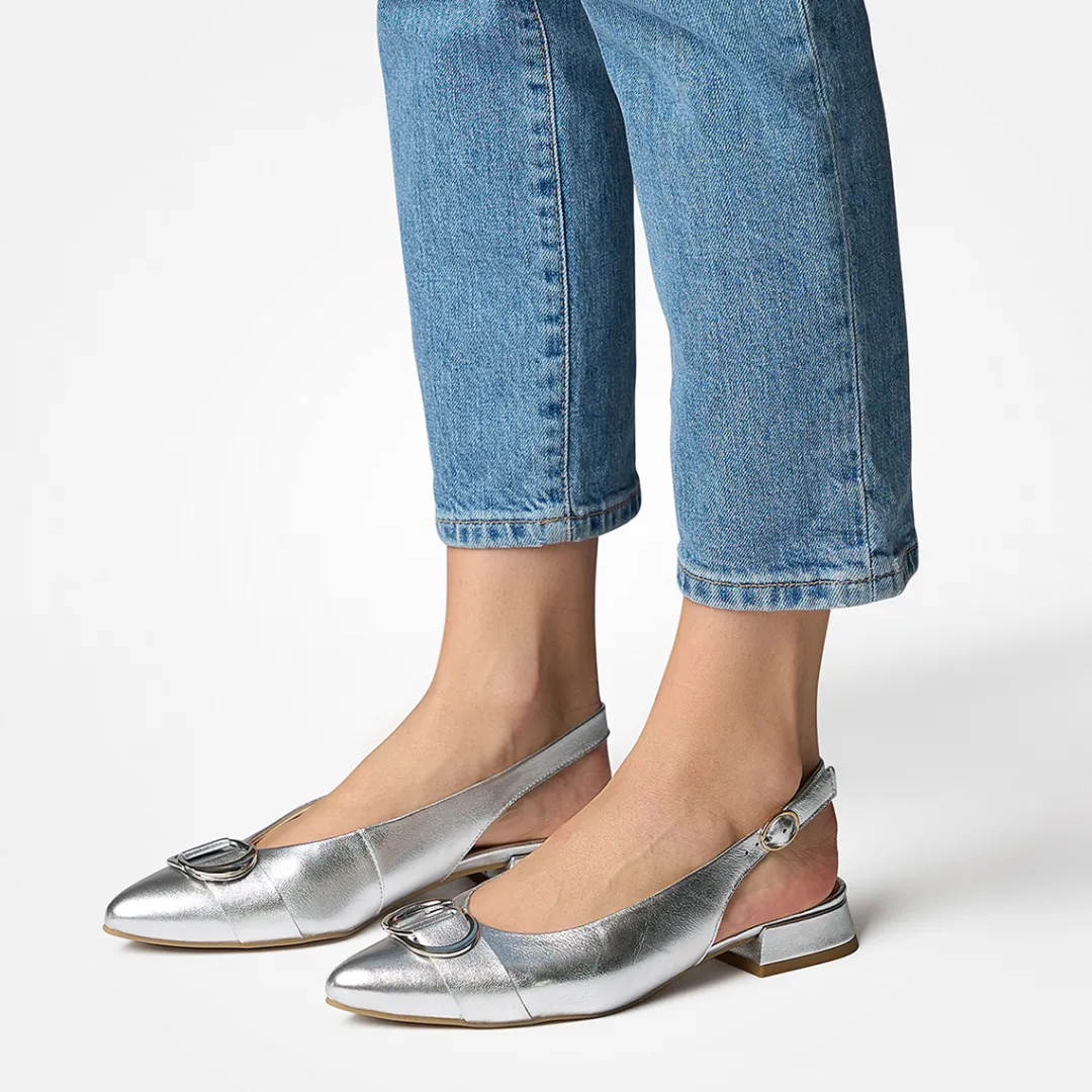 Paul Green SUPER SOFT sling sandal Silver