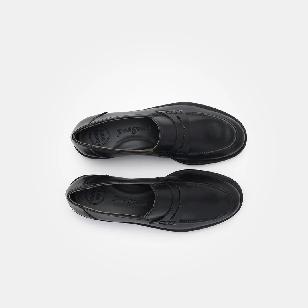 Paul Green SUPER SOFT Slipper Black New