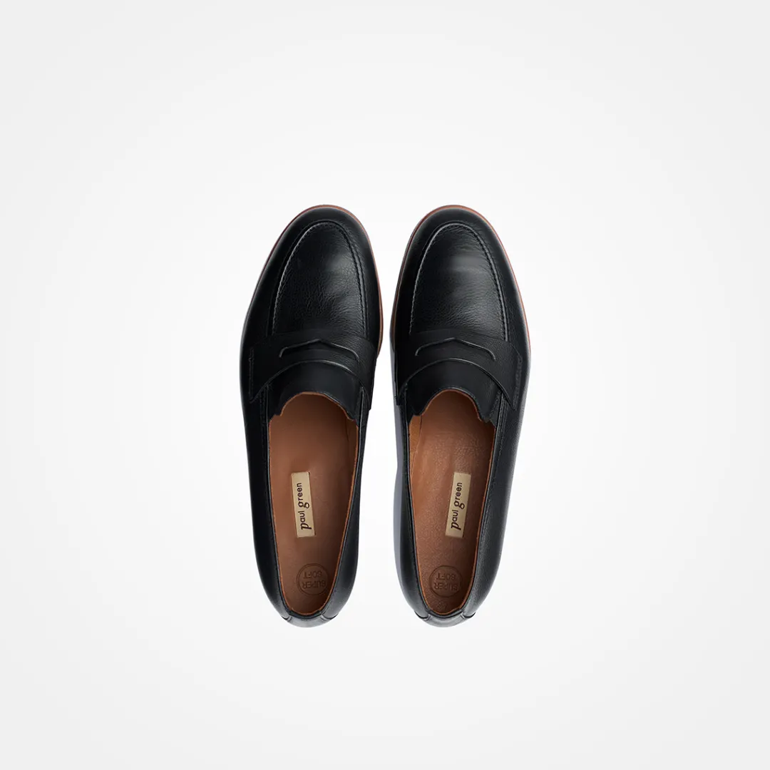 Paul Green SUPER SOFT Slipper Black Clearance