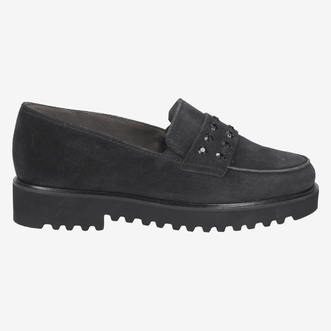 Paul Green SUPER SOFT Slipper Black New