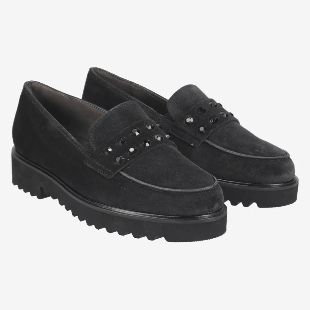 Paul Green SUPER SOFT Slipper Black New