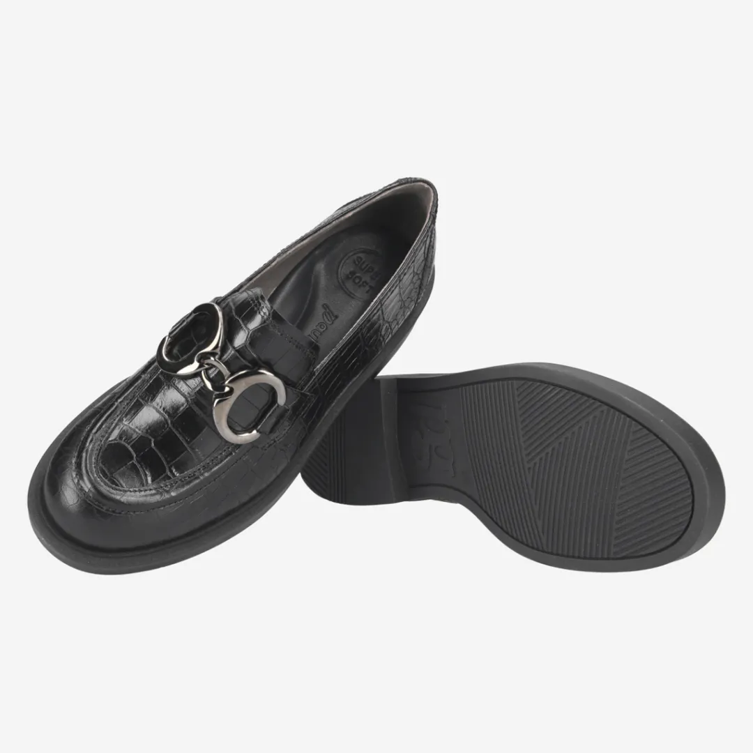 Paul Green SUPER SOFT Slipper Black Discount
