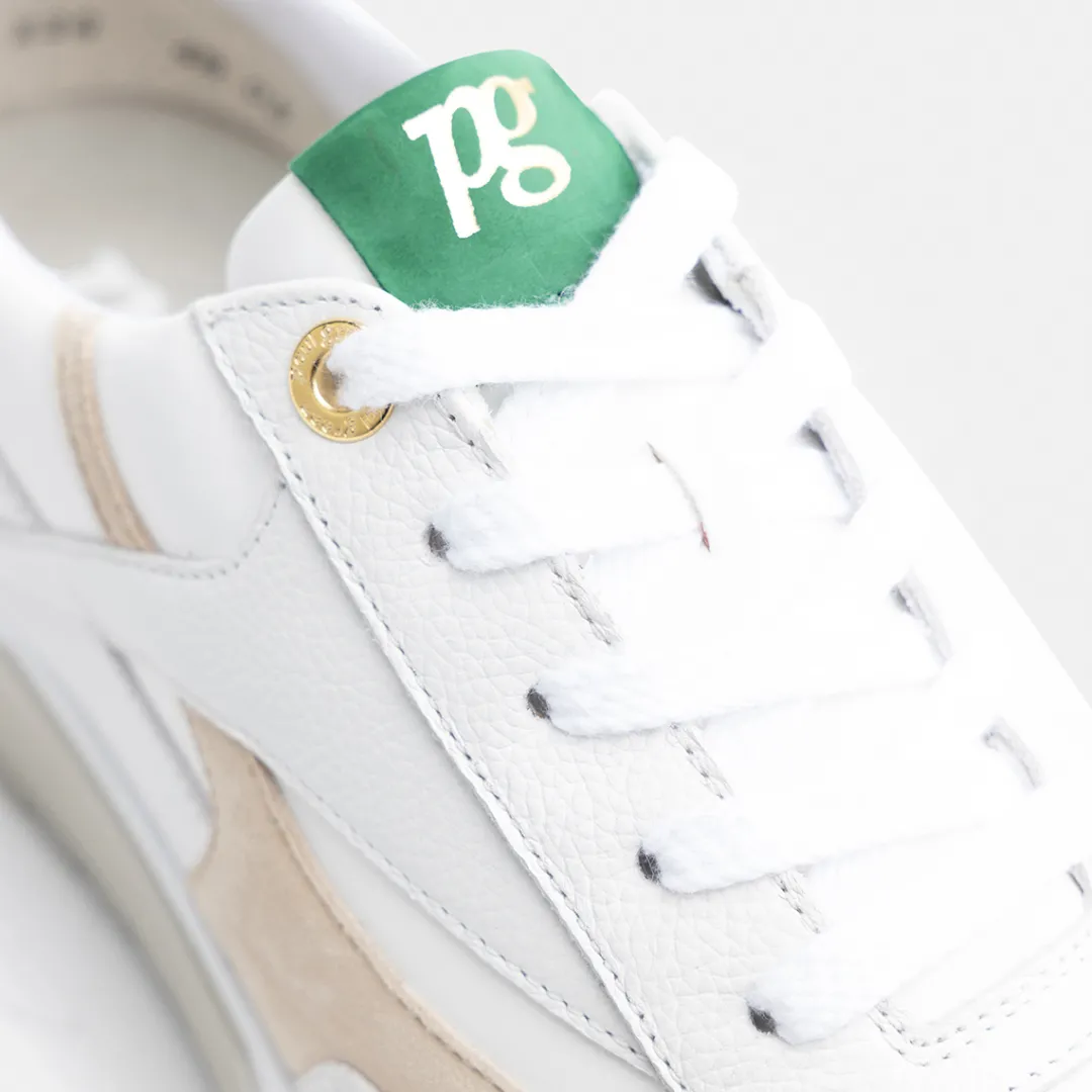 Paul Green SUPER SOFT sneaker with removable footbed White Hot