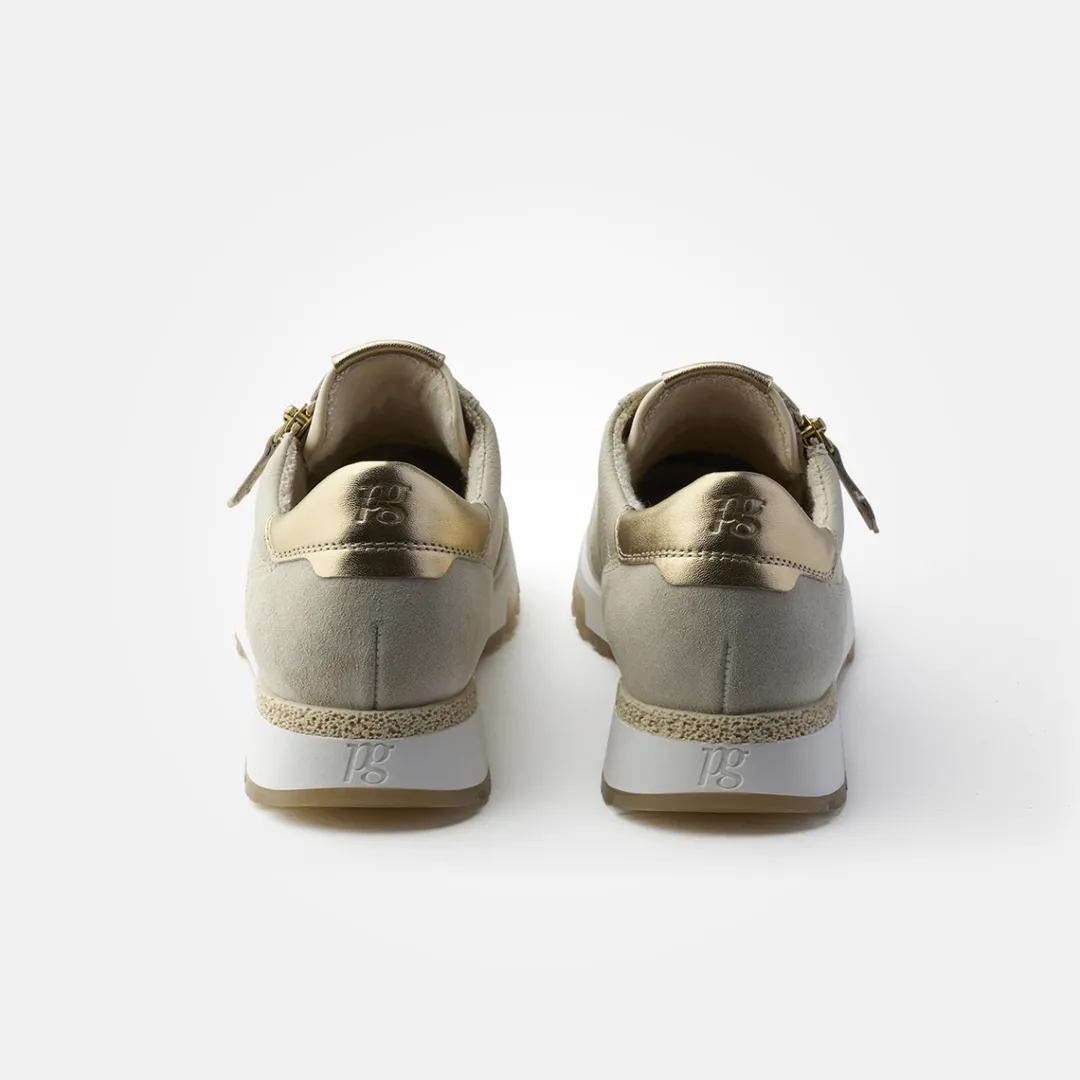 Paul Green SUPER SOFT sneaker with removable footbed Beige Outlet