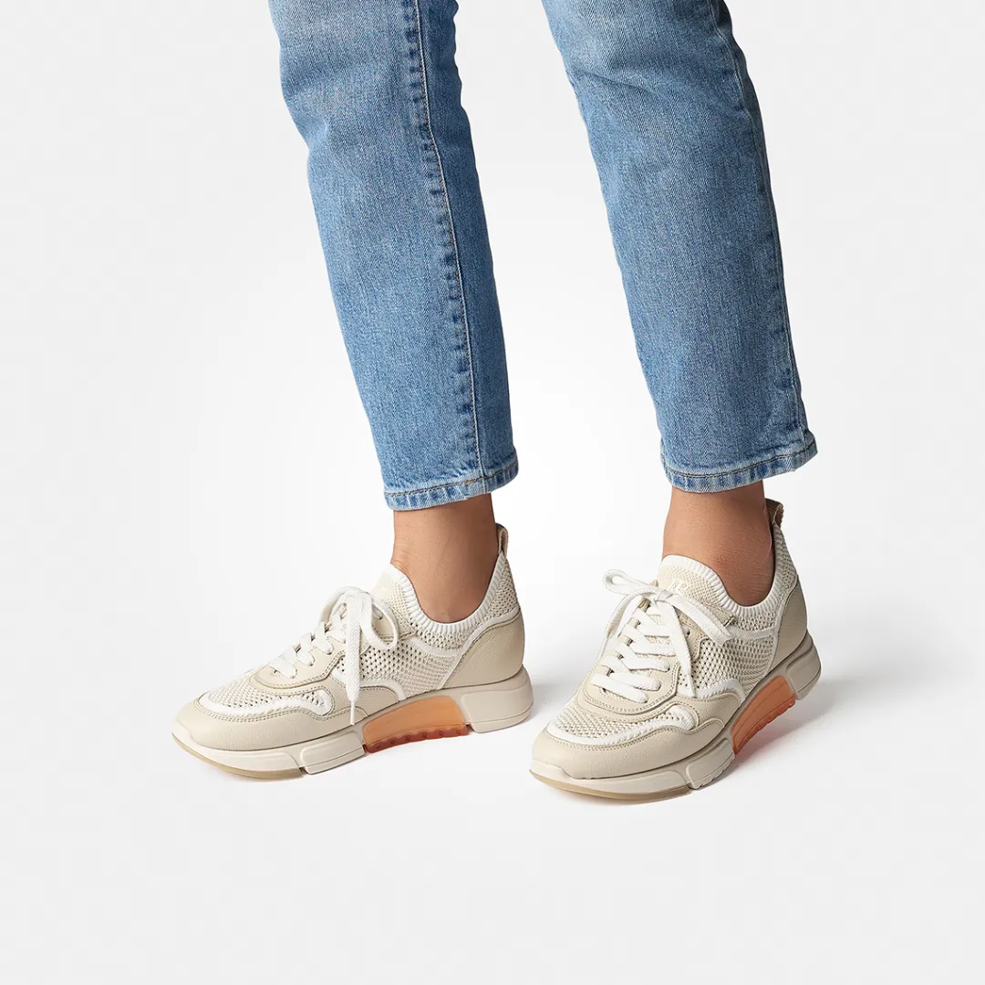 Paul Green SUPER SOFT sneaker with removable footbed Beige Online
